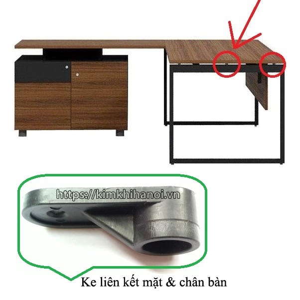 Ke đỡ mặt bàn Oval 20x52