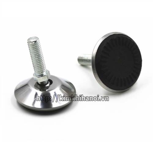 Chân tăng chỉnh Inox 304 đế bulong xoay tròn