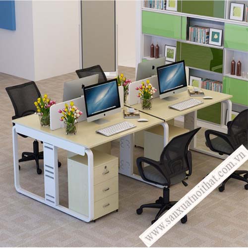 Module bàn làm việc 4 người CS402