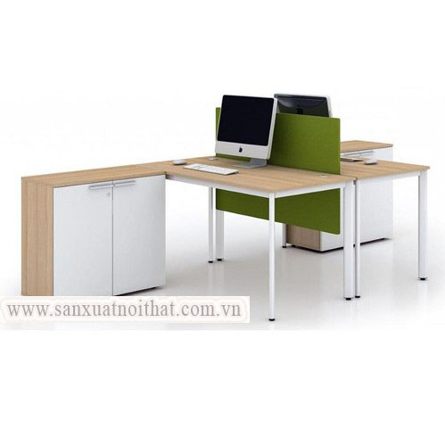 Module bàn làm việc 2 người DC2011