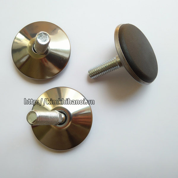 Chân tăng chỉnh Inox 304 đế bulong xoay tròn