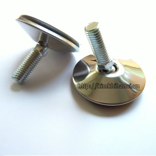 Chân tăng chỉnh Inox 304 đế bulong xoay tròn