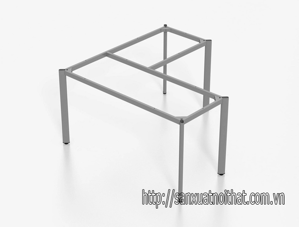 Khung sắt chữ L chân Oval 30x60