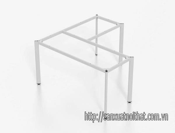 Khung sắt chữ L chân Oval 30x60