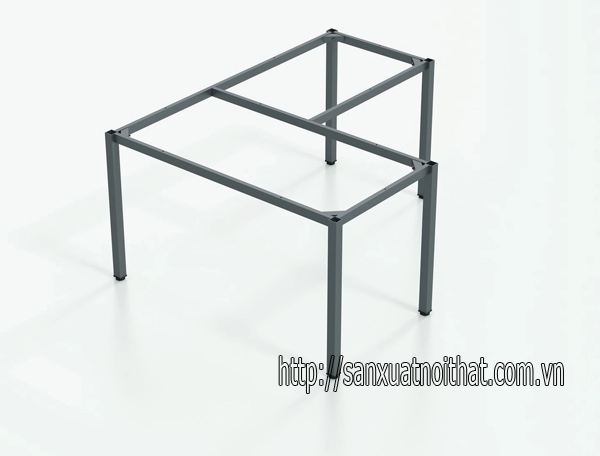 Khung sắt chữ L chân vuông 40x40