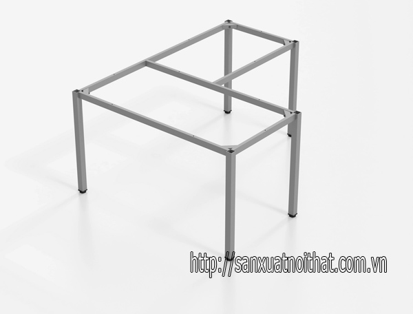 Khung sắt chữ L chân vuông 40x40