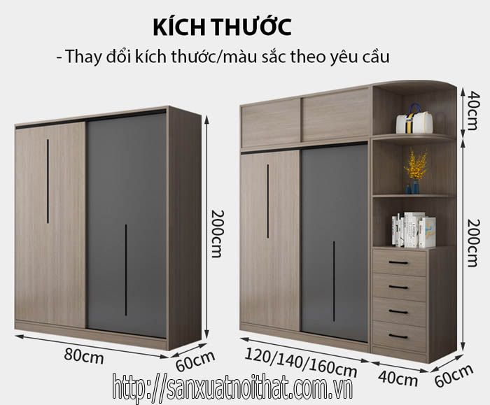 Tủ đựng quần áo DH201