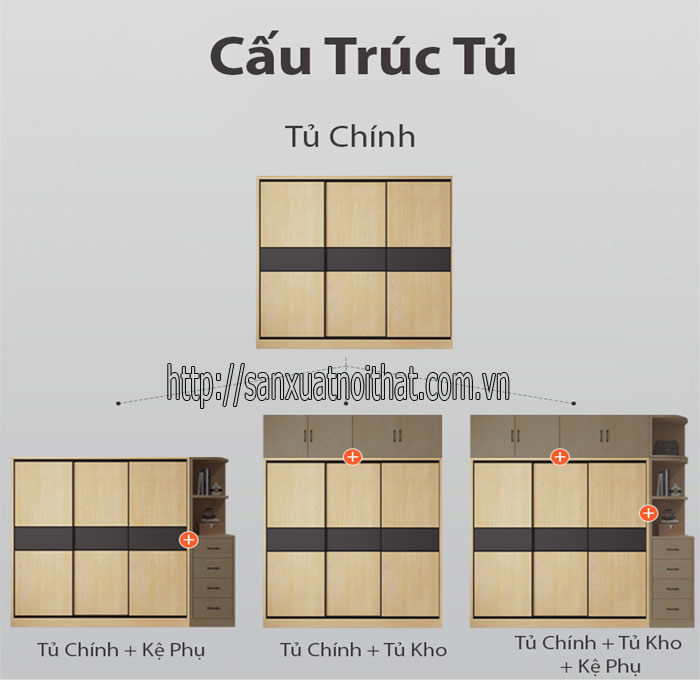 Tủ đựng quần áo DH202