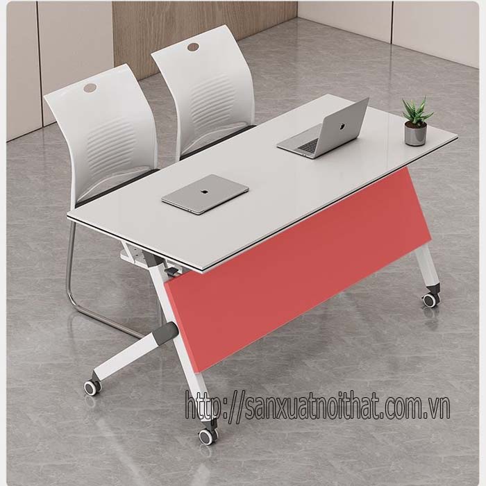 Bàn học gấp gọn có bánh xe EDU11
