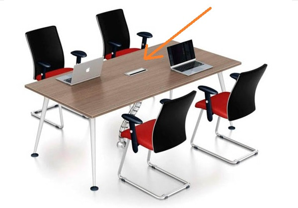 Hộp điện âm bàn họp TBE202
